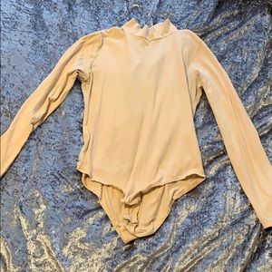 Mock neck bodysuit
